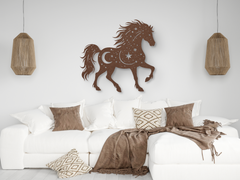 Celestial Horse Metal Sign: A Stunning Statement Piece for Home Décor