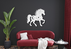 Celestial Horse Metal Sign: A Stunning Statement Piece for Home Décor