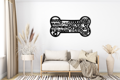 Dog Bone Metal Sign – Celebrate Your Best Pup