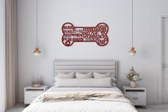 Dog Bone Metal Sign – Celebrate Your Best Pup