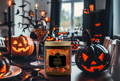 Fallen Leaves 9 oz Coconut Soy Candle – Spooky Autumn Halloween Scent