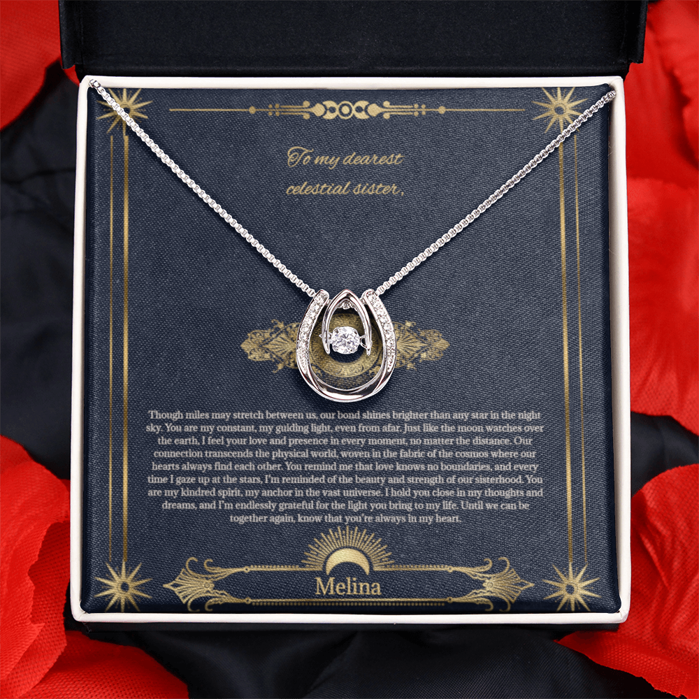 Celestial Sisters: Elegant Necklace for Meaningful Connections