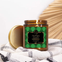 Sage and Cypress 9 oz Coconut Soy Candle – Mystical Halloween Décor